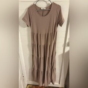 Zenana Soft Brown Dress